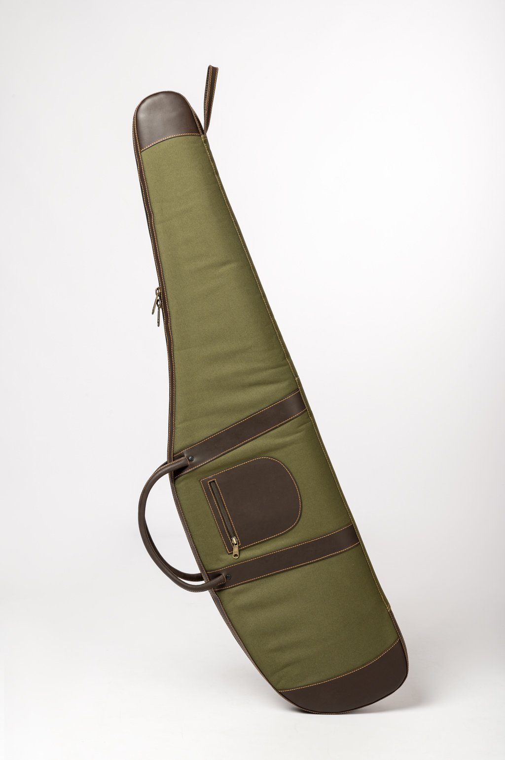 FUNDA RIFLE CON VISOR ESPUMA PROTECTORA EN LONA CON REFUERZOS CUERO - Imagen 2