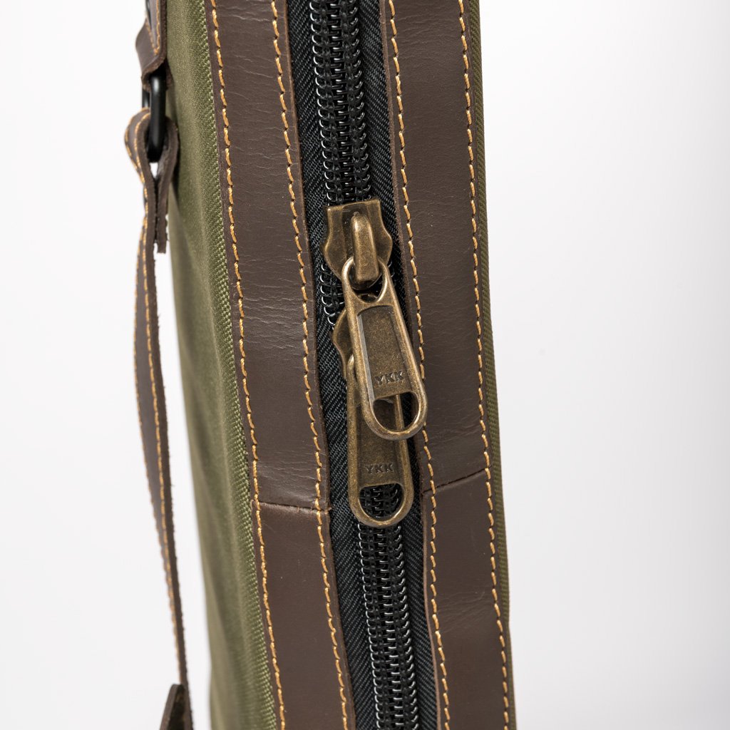FUNDA RIFLE CON VISOR ESPUMA PROTECTORA EN LONA CON REFUERZOS CUERO - Imagen 7