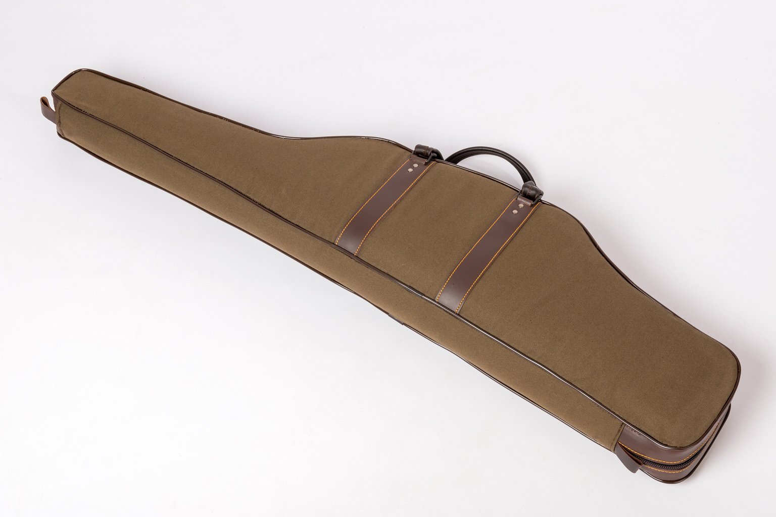 FUNDA RIFLE CON VISOR ESPUMA PROTECTORA EN LONA CON REFUERZOS CUERO - Imagen 4