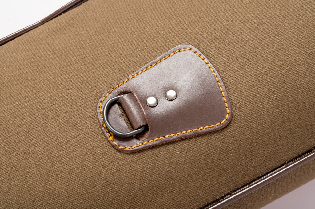 FUNDA RIFLE CON VISOR ESPUMA PROTECTORA EN LONA CON REFUERZOS CUERO - Imagen 6