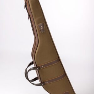 FUNDA RIFLE CON VISOR ESPUMA PROTECTORA EN LONA CON REFUERZOS CUERO