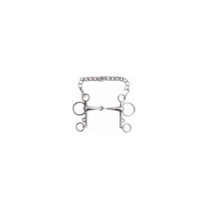 Bocado pelham partido inox