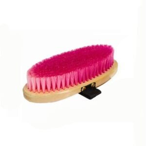BRUZA DASLO MANGO MADERA CON CERDA FLUORESCENTE