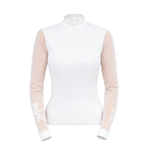 Camiseta de concurso Cavalliera SIGNATURE SLEEVES con forro para mujer, manga larga
