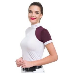 Camiseta hípica de concurso SIMPLY DAME manga corta