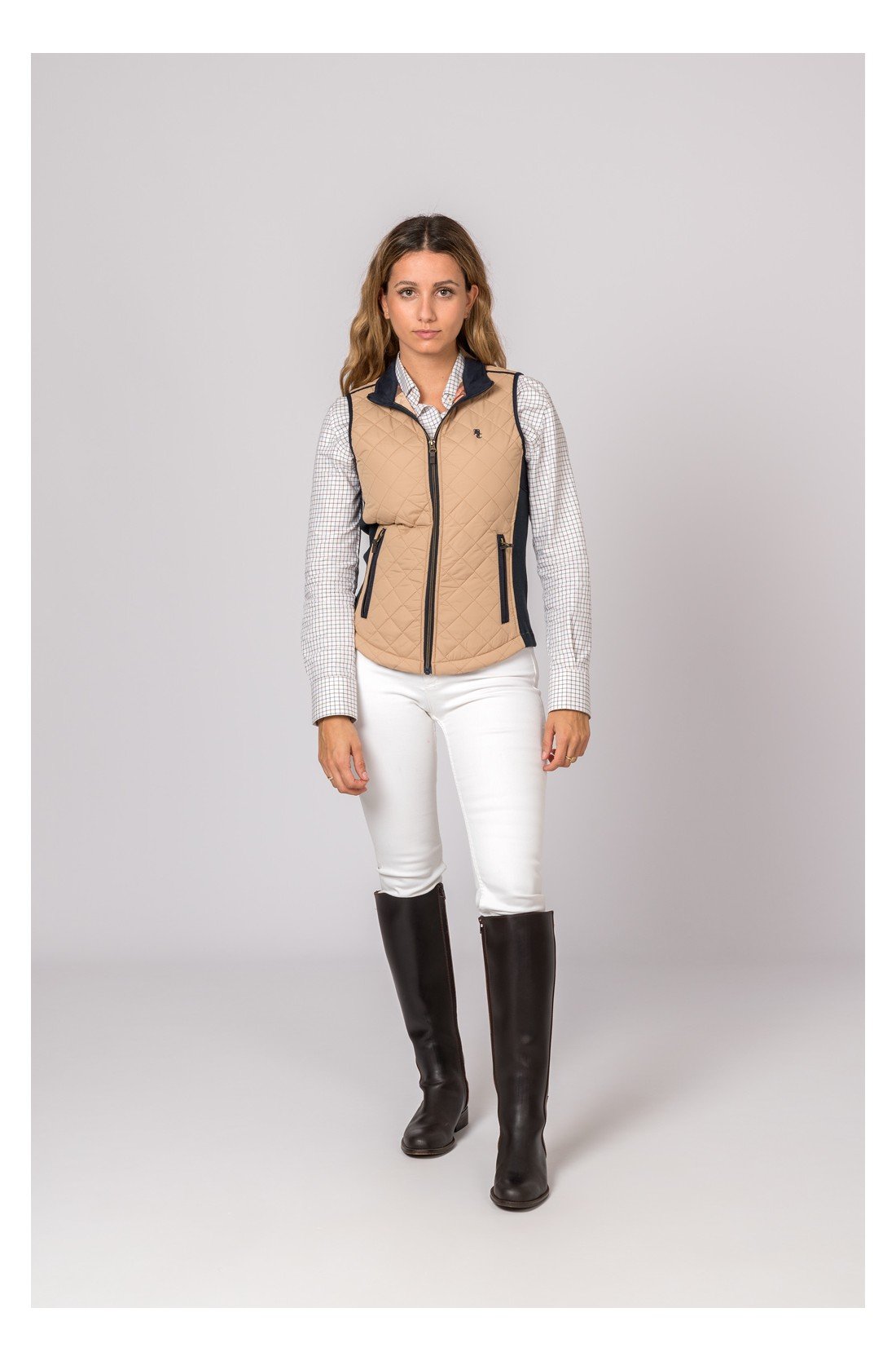 CHALECO ACEDERA CAMEL - Imagen 2