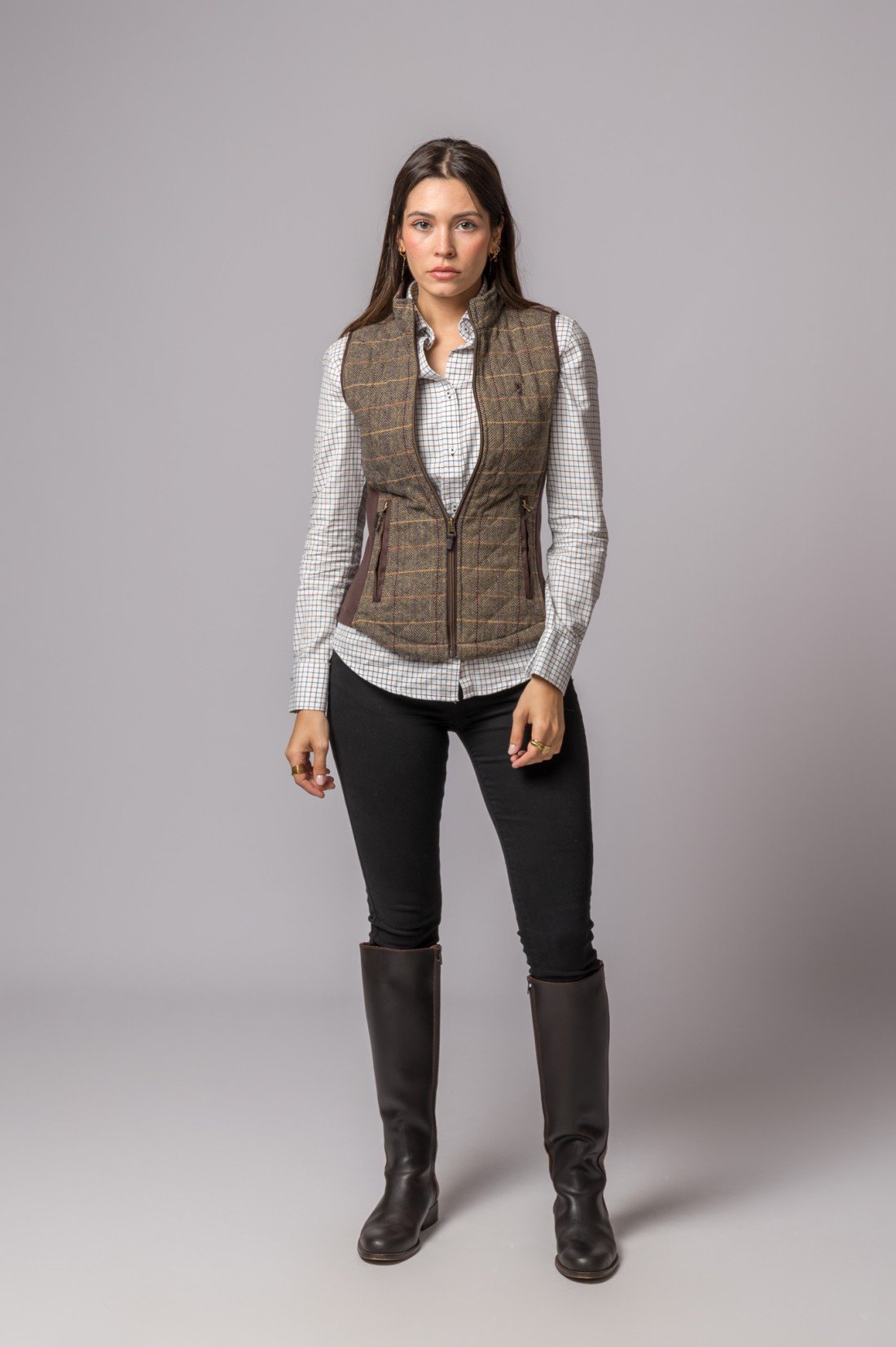 CHALECO ACEDERA ESPIGA TWEED - Imagen 5