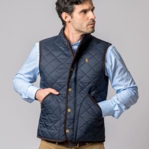 CHALECO MELTON AZUL MARINO