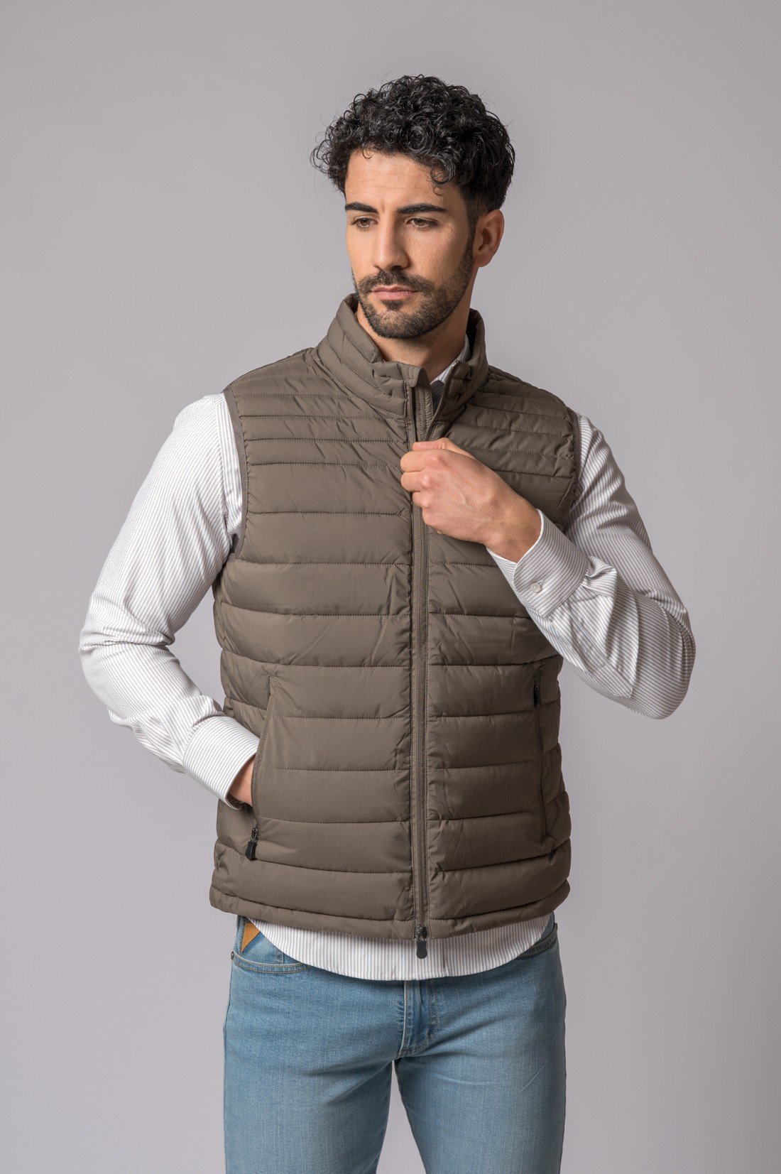 CHALECO NEW NIZA MARRON - Imagen 3