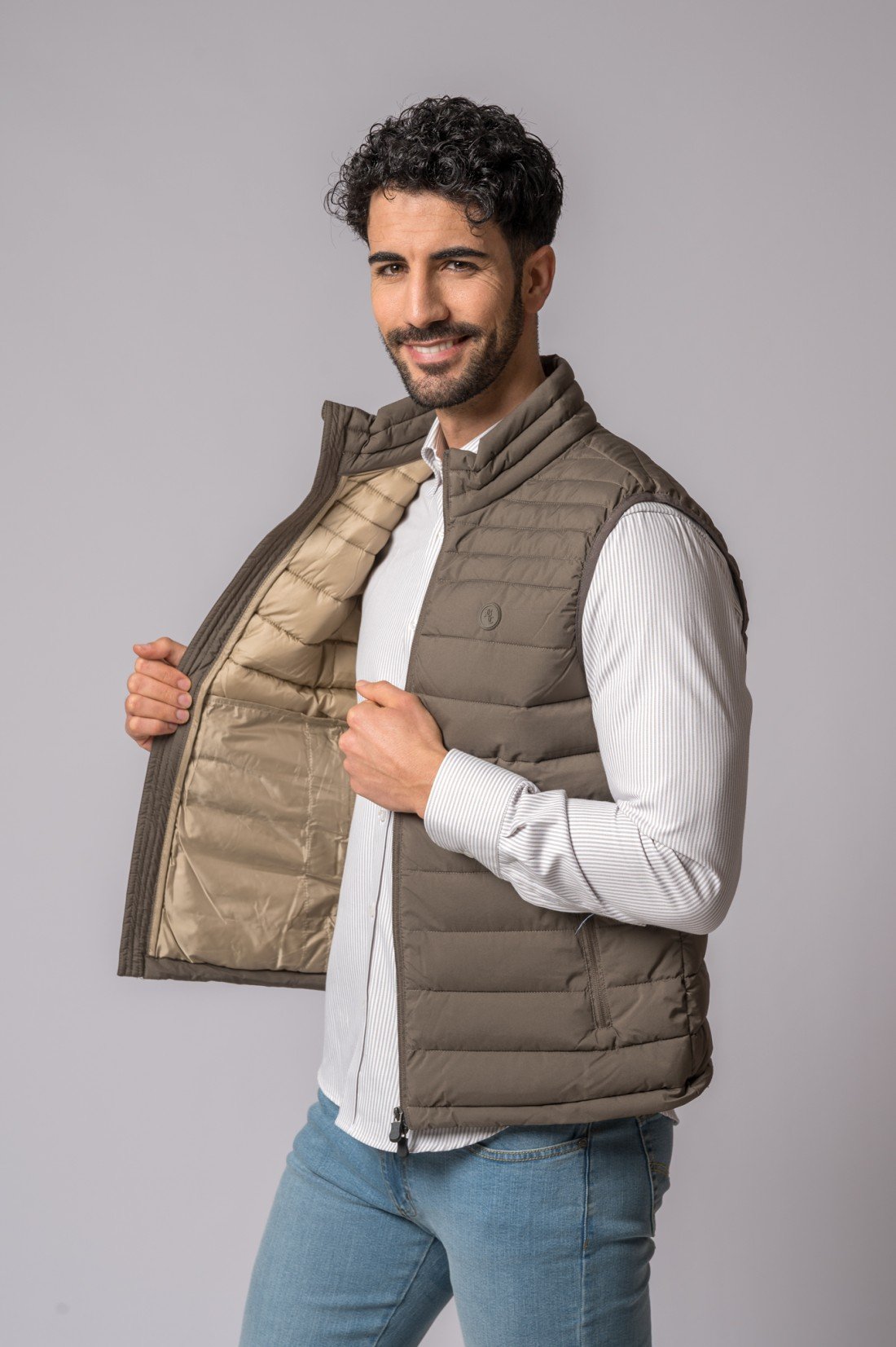 CHALECO NEW NIZA MARRON - Imagen 4