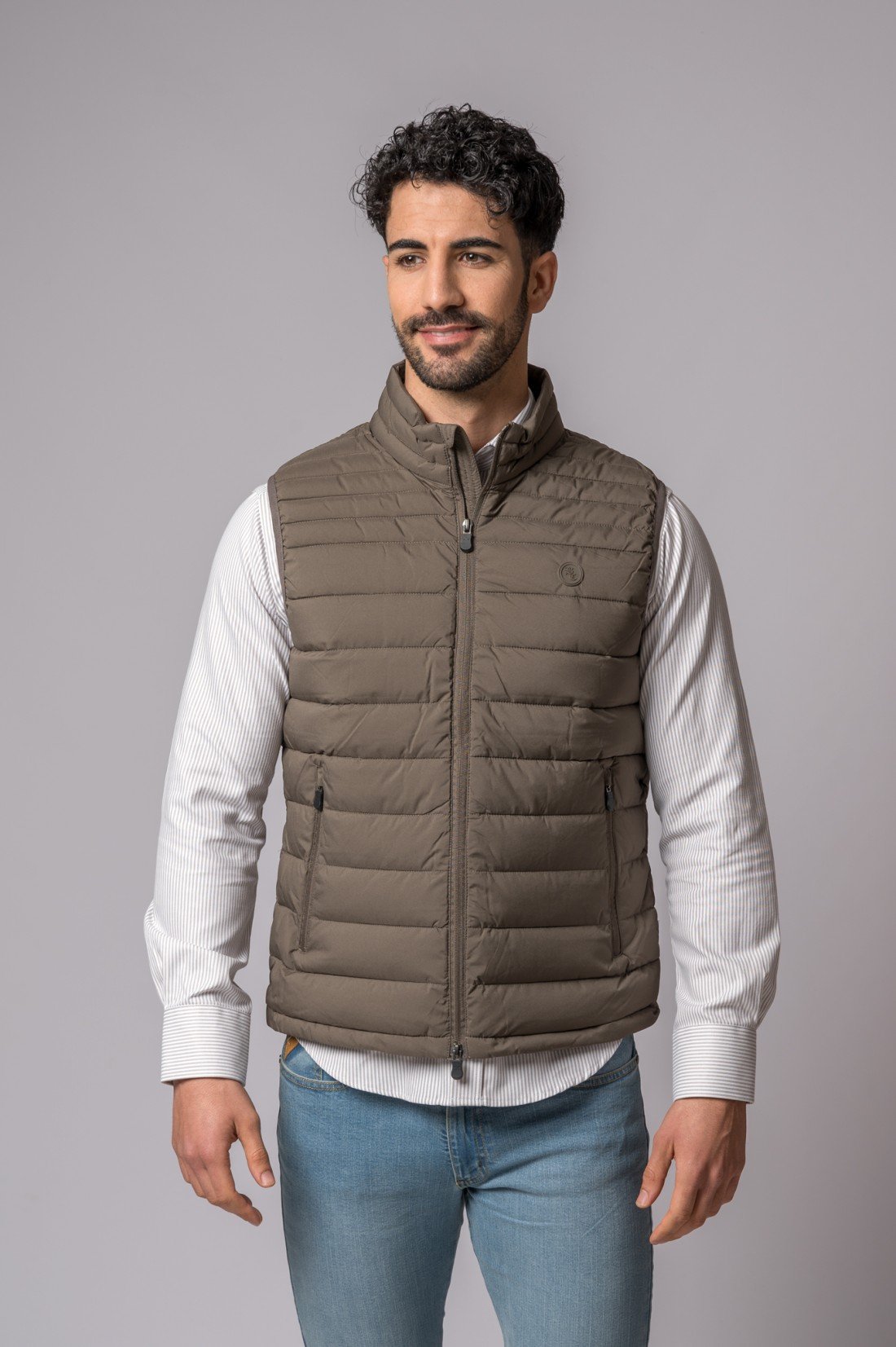 CHALECO NEW NIZA MARRON
