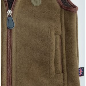 CHALECO POLAR NIÑO CAMEL OLIVE