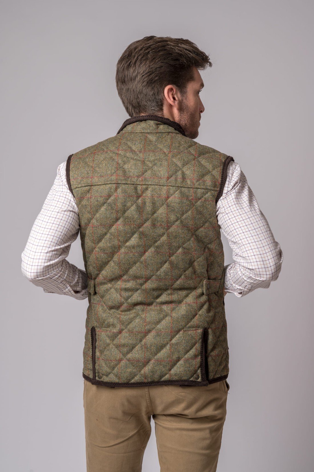 CHALECO TWEED VERDE - Imagen 5