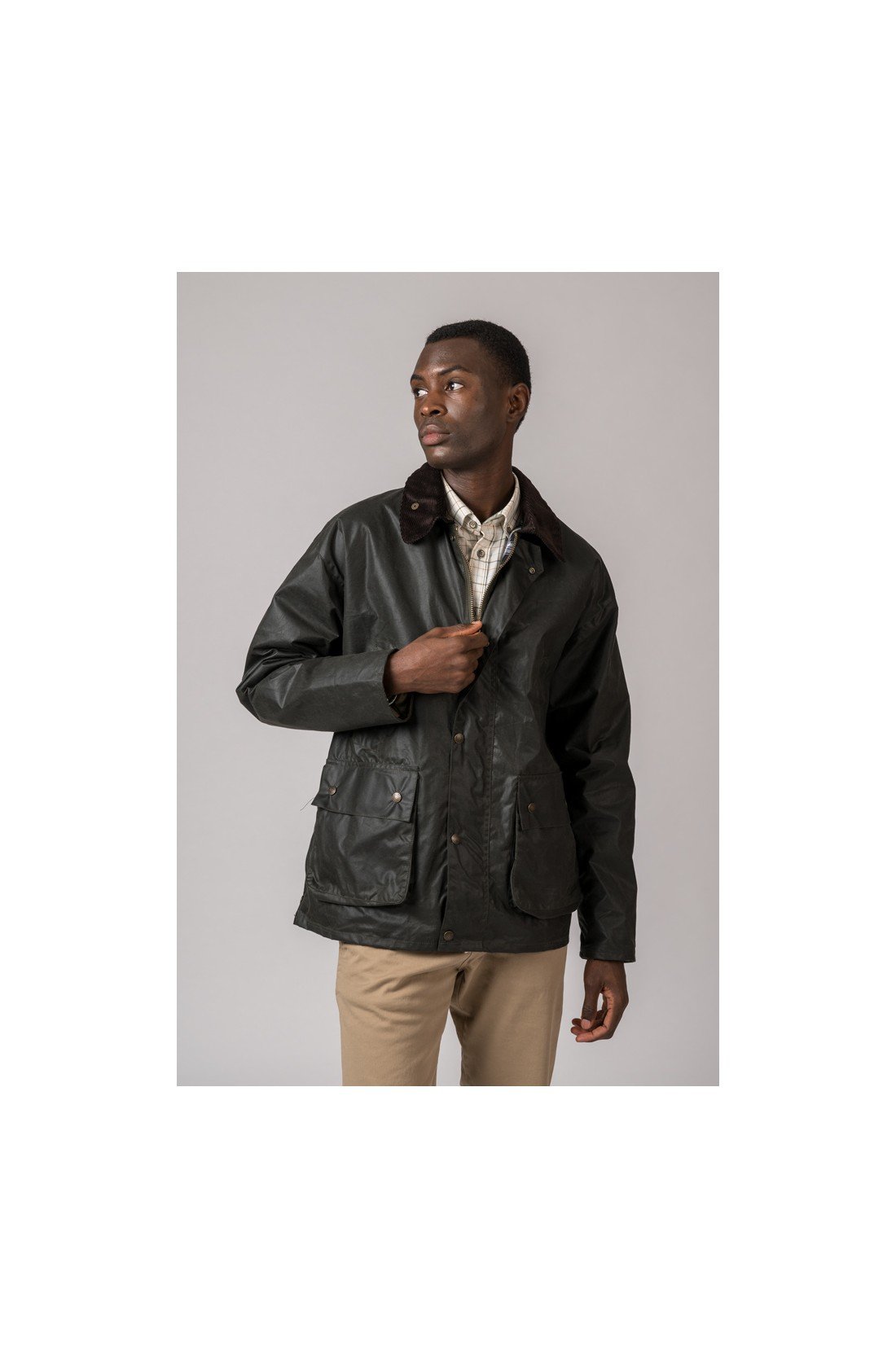 CHAQUETA ENCERADA BURLEY VERDE - Imagen 2