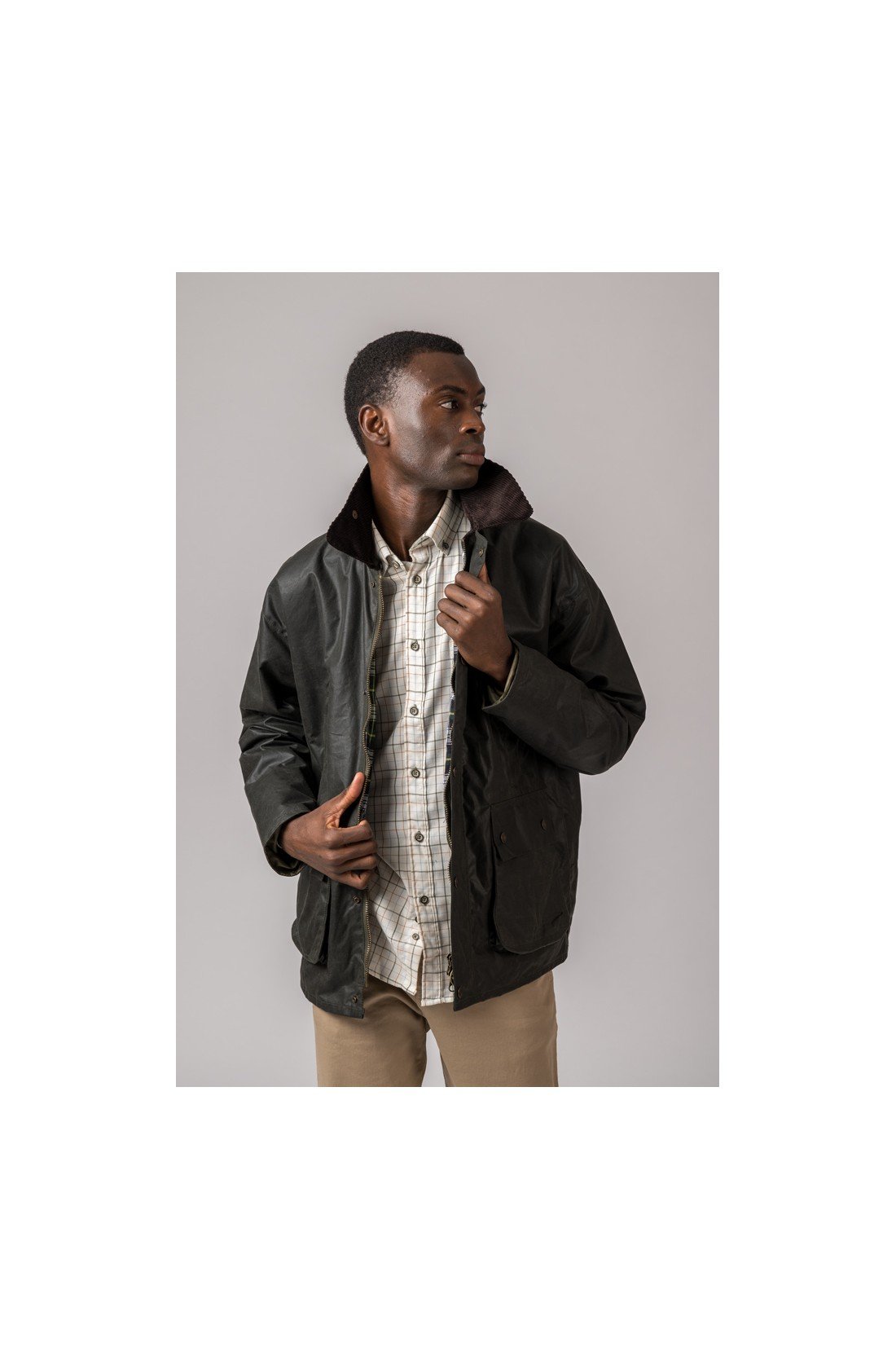 CHAQUETA ENCERADA BURLEY VERDE - Imagen 4