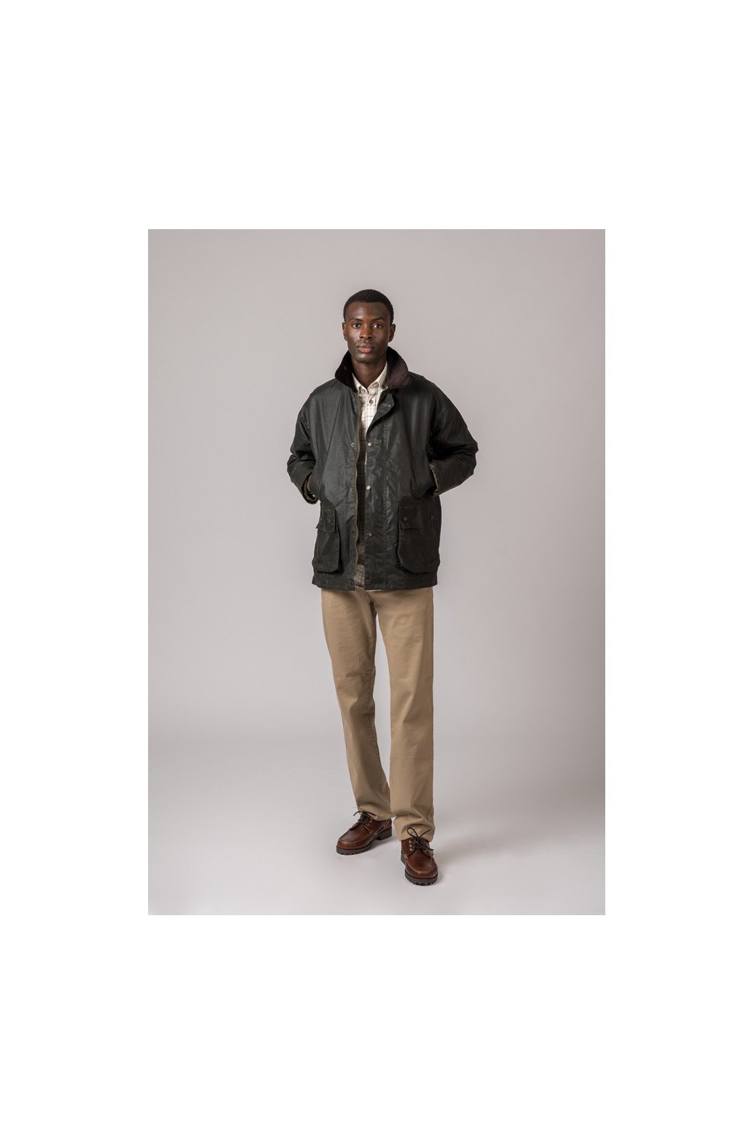 CHAQUETA ENCERADA BURLEY VERDE - Imagen 6