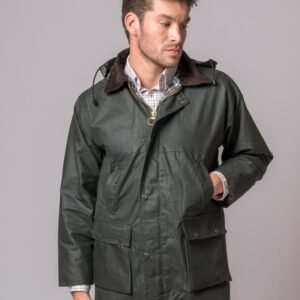 Chaqueta Encerada Exeter Verde