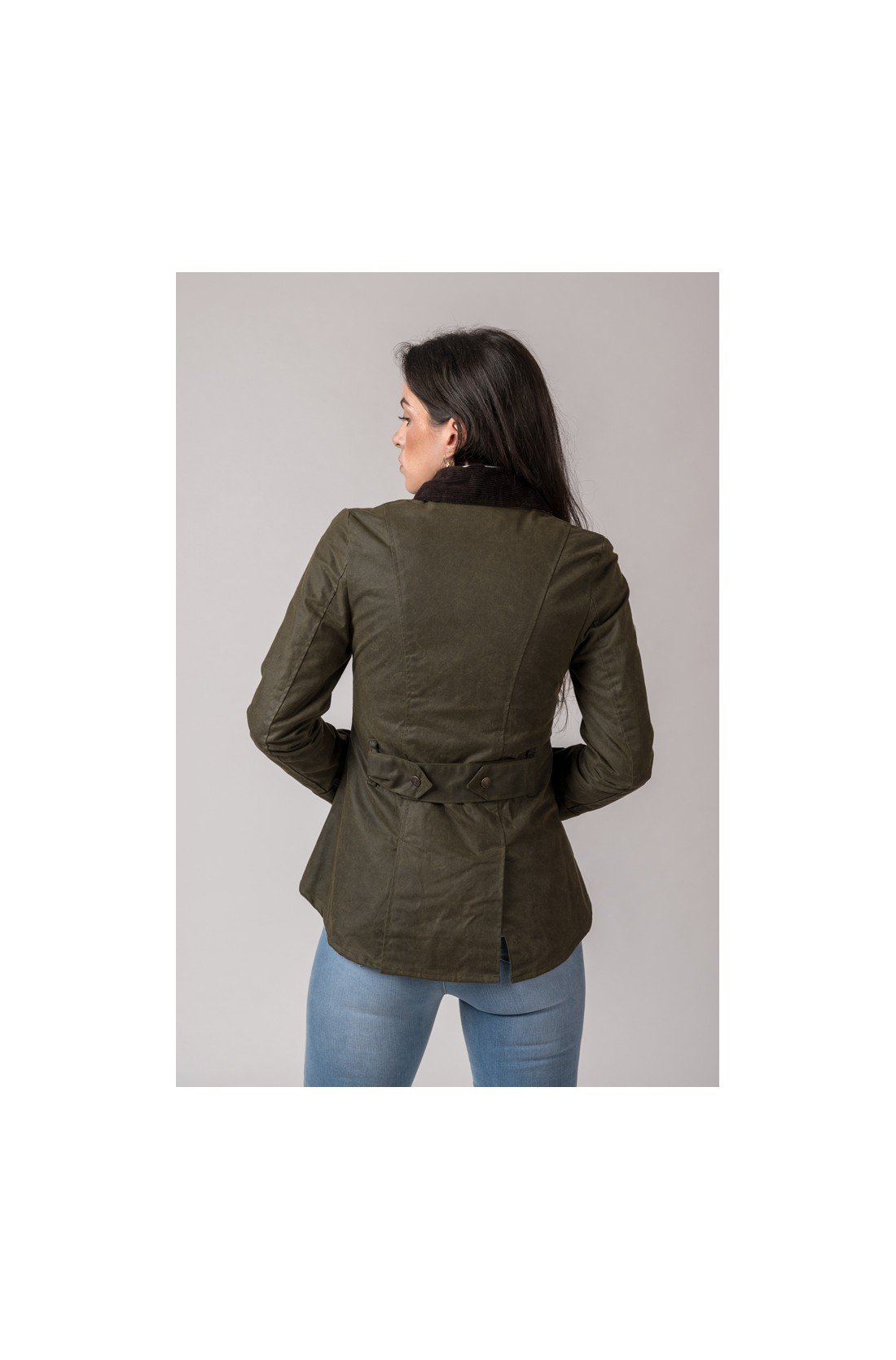 CHAQUETA ENCERADA AMBLE VERDE - Imagen 6