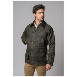 CHAQUETA ENCERADA WAX SLIM FIT