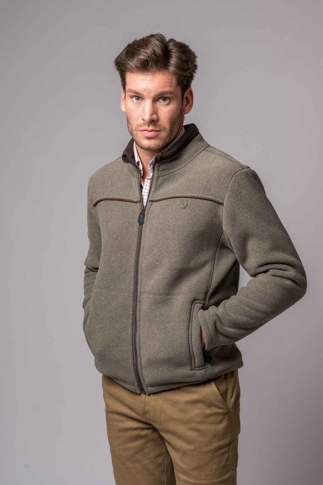 CHAQUETA POLAR ORLEANS GRIS - Imagen 2