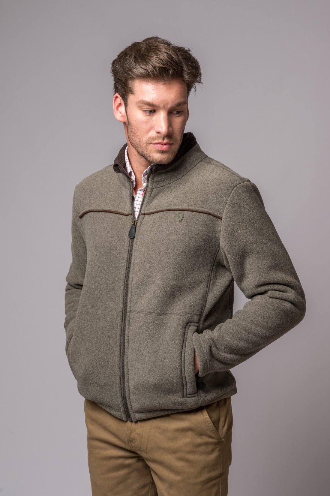 CHAQUETA POLAR ORLEANS GRIS - Imagen 3