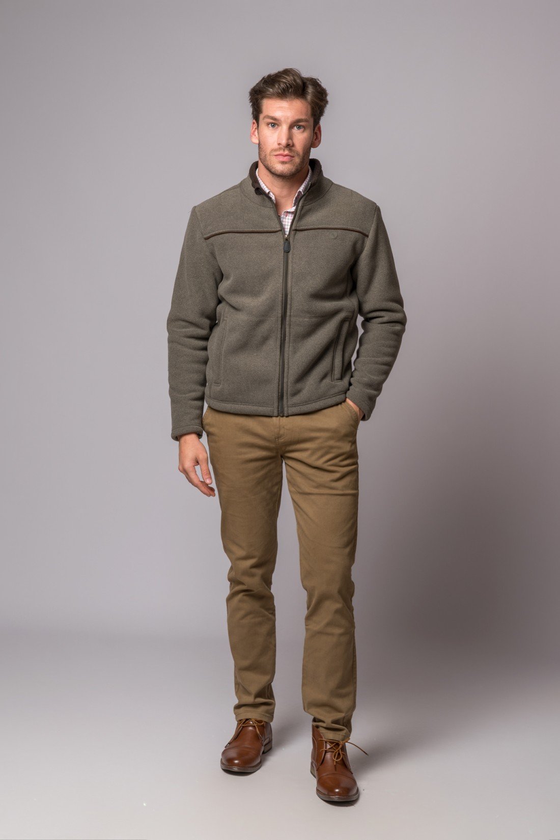 CHAQUETA POLAR ORLEANS GRIS - Imagen 4