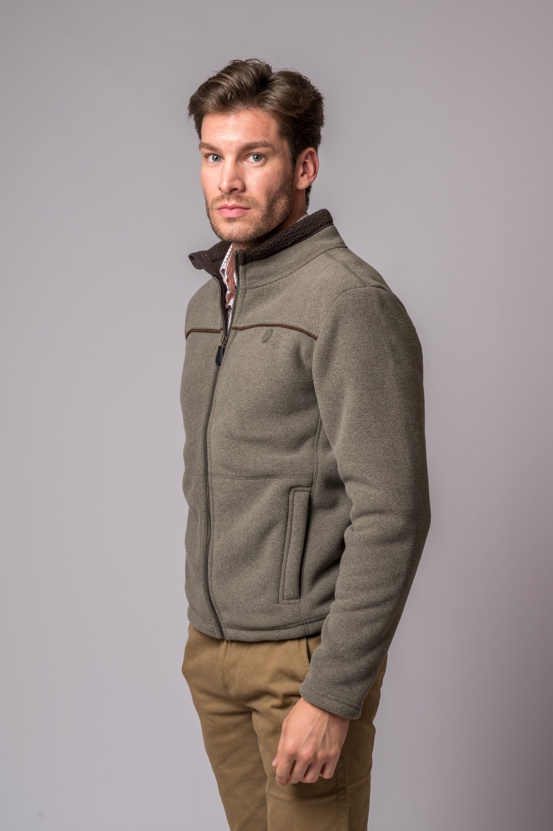 CHAQUETA POLAR ORLEANS GRIS