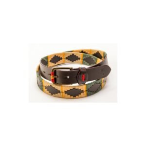CINTURON ARGENTINO OLIVE/BEIGE/CAMEL