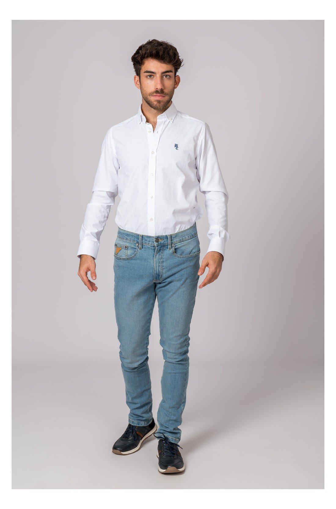 DENIM SLIM JHON LEWIS CLARO