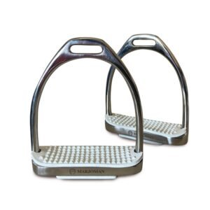 ESTRIBO INOX. CON TACO BLANCO