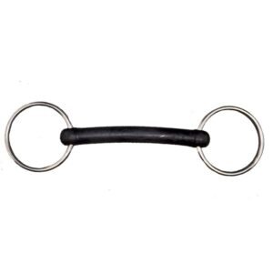 FILETE RECTO RIGIDO CON GOMA, ACERO INOX