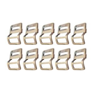 Hebilla de ajuste para mochila cromada (10 unidades)