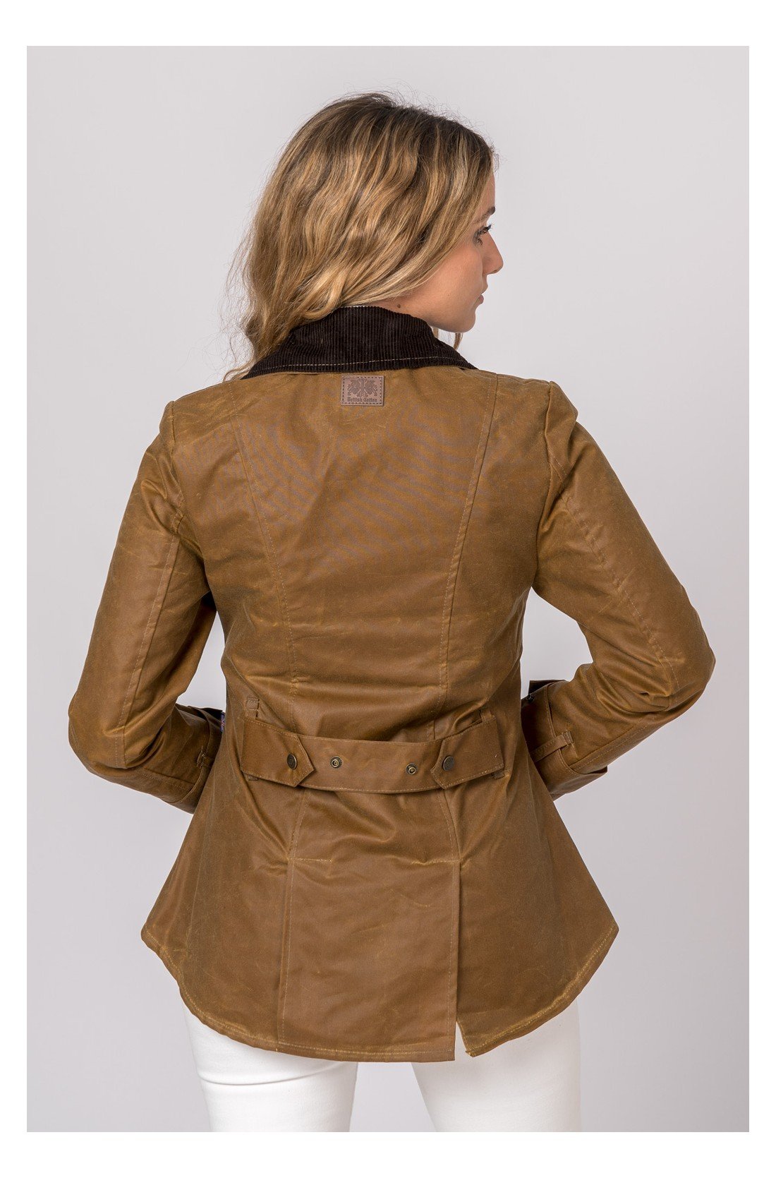 CHAQUETA ENCERADA AMBLE CAMEL - Imagen 4