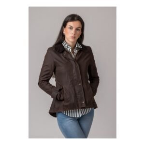 CHAQUETA ENCERADA AMBLE MARRÓN