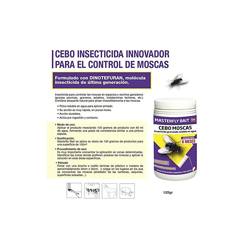 MASTER FLY BAIT-CEBO MOSCAS 125 GRS - Imagen 2