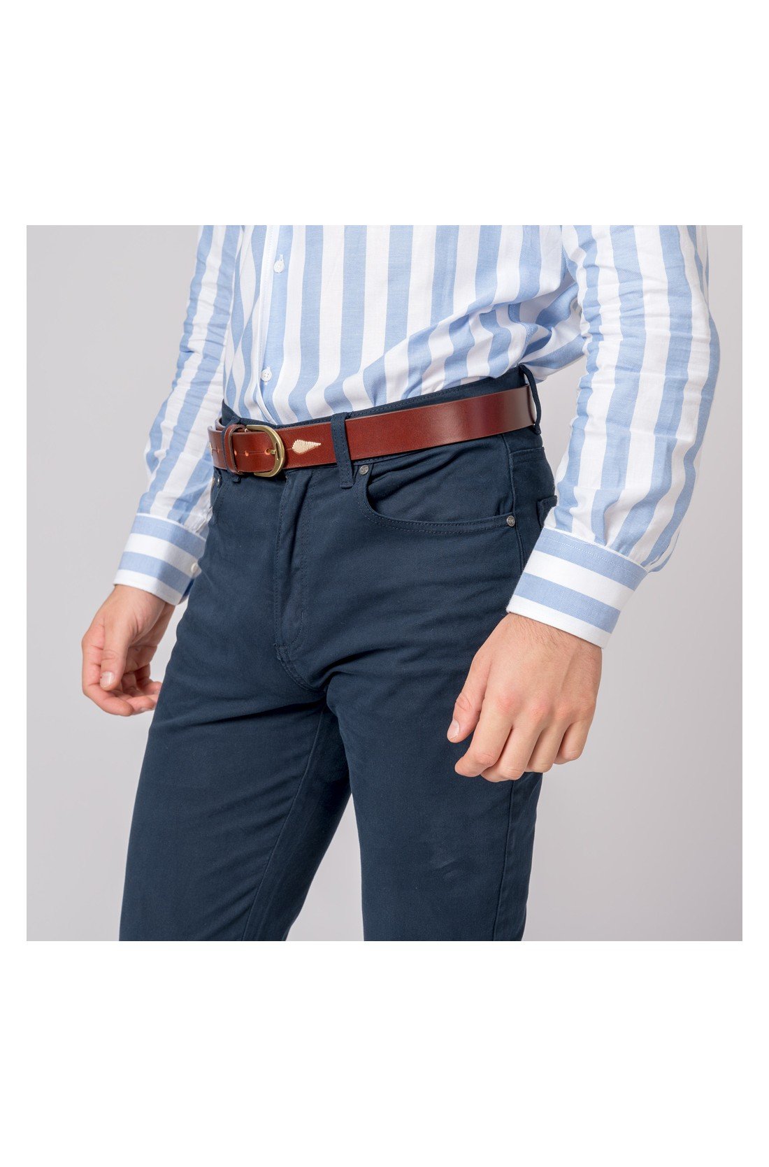PANTALON 5 BOLSILLOS AZUL MARINO - Imagen 2