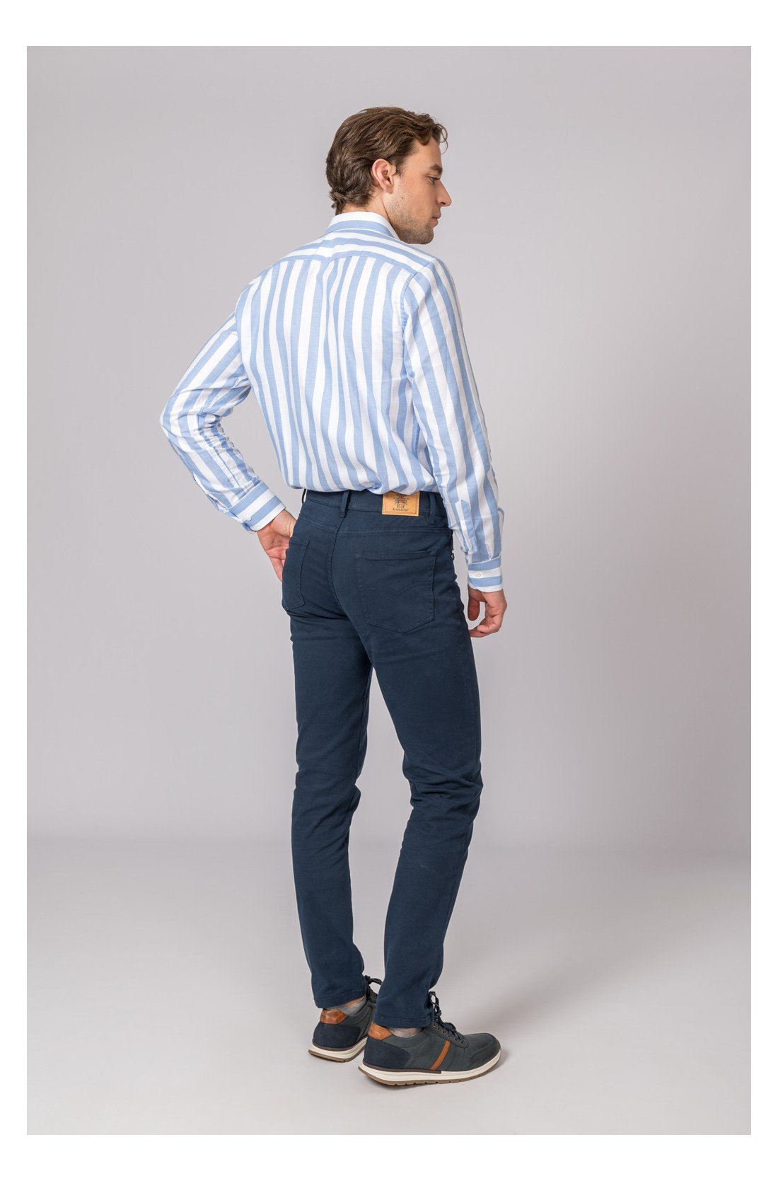 PANTALON 5 BOLSILLOS AZUL MARINO - Imagen 5