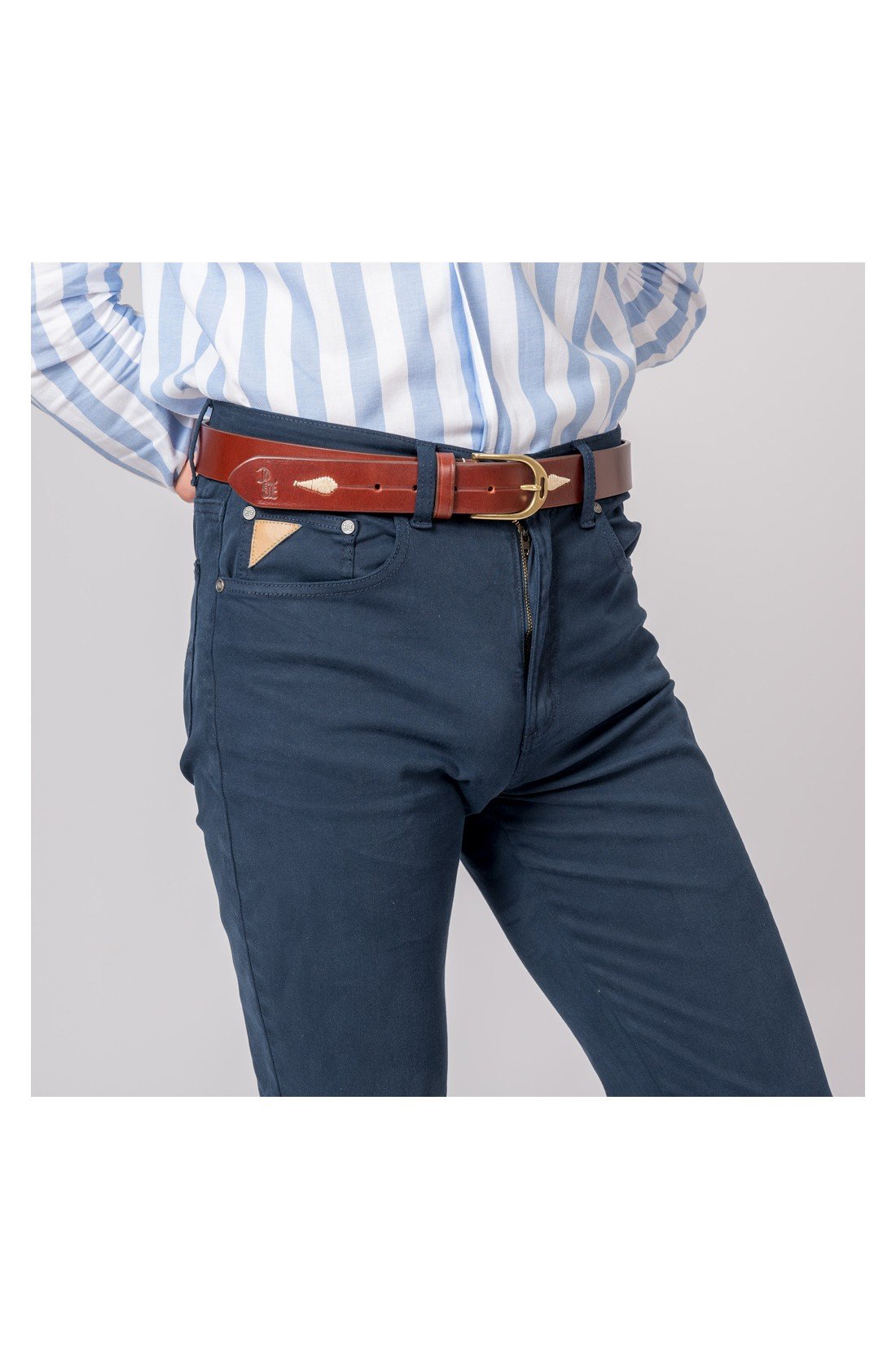 PANTALON 5 BOLSILLOS AZUL MARINO