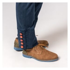 PANTALON CAMPERO CON BOTONES AZUL MARINO