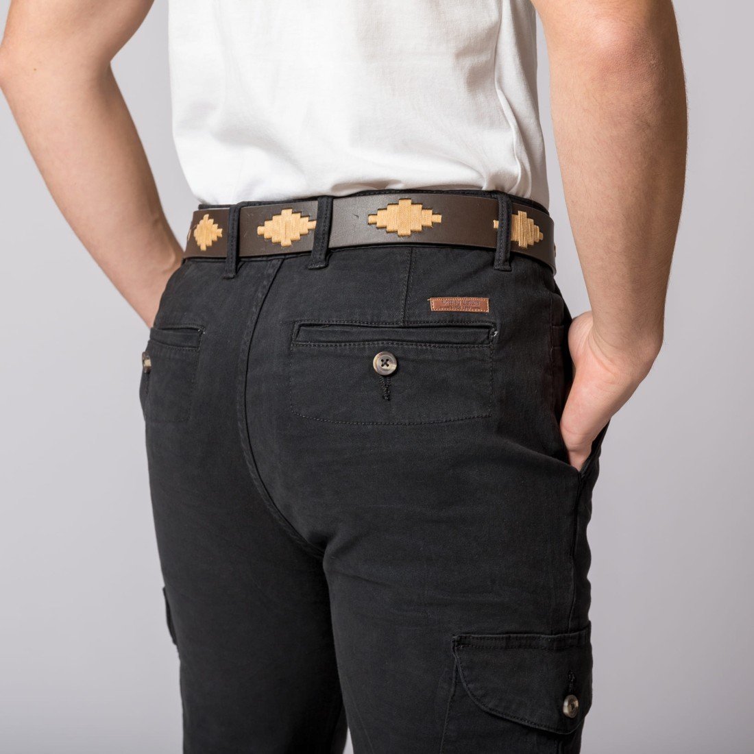 PANTALON CARGO NEGRO
