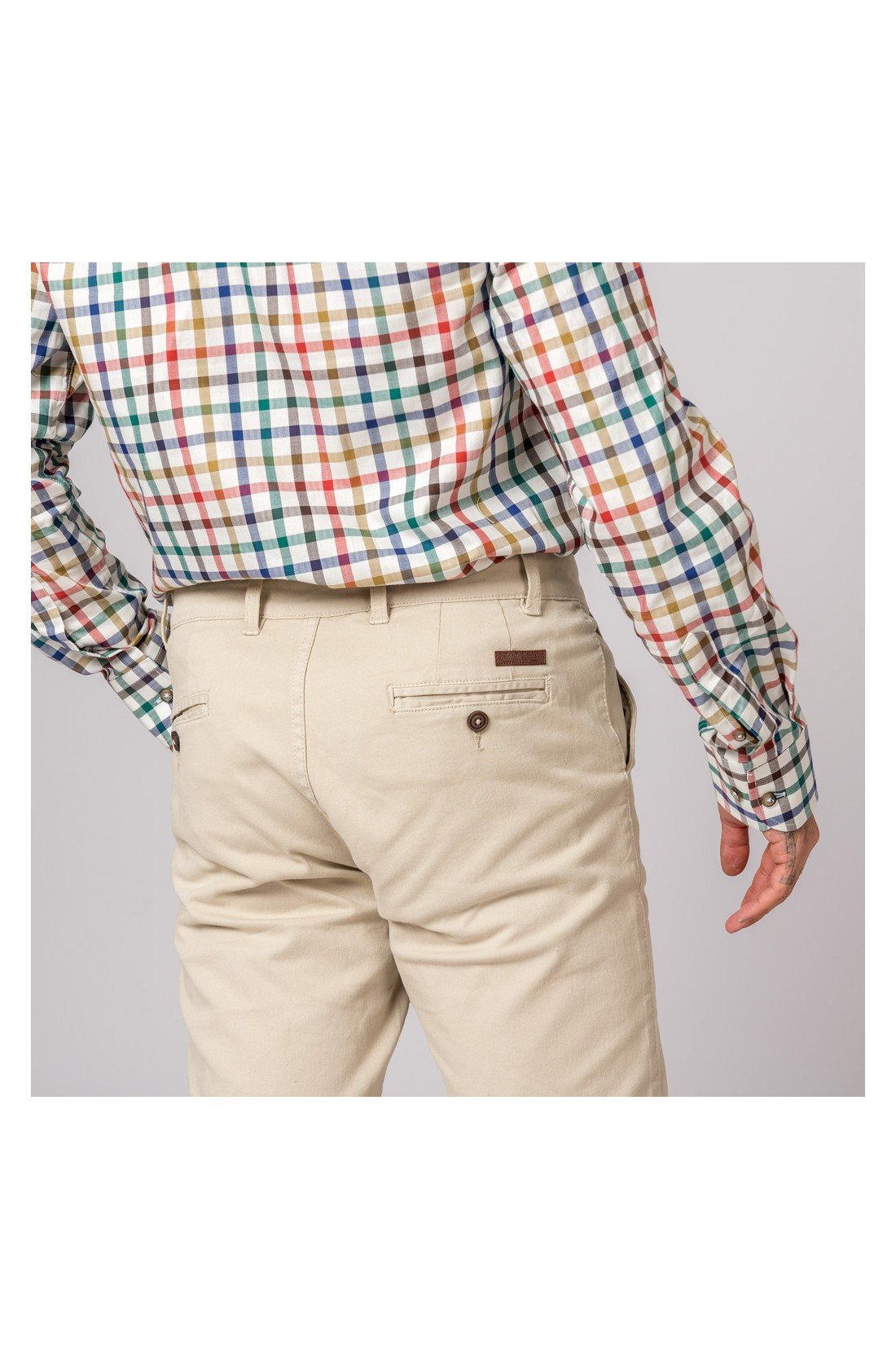 PANTALON CHINO CLASSIC BEIGE - Imagen 3