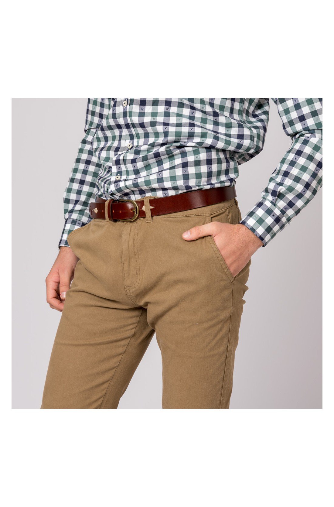 PANTALON CHINO CLASSIC CAMEL