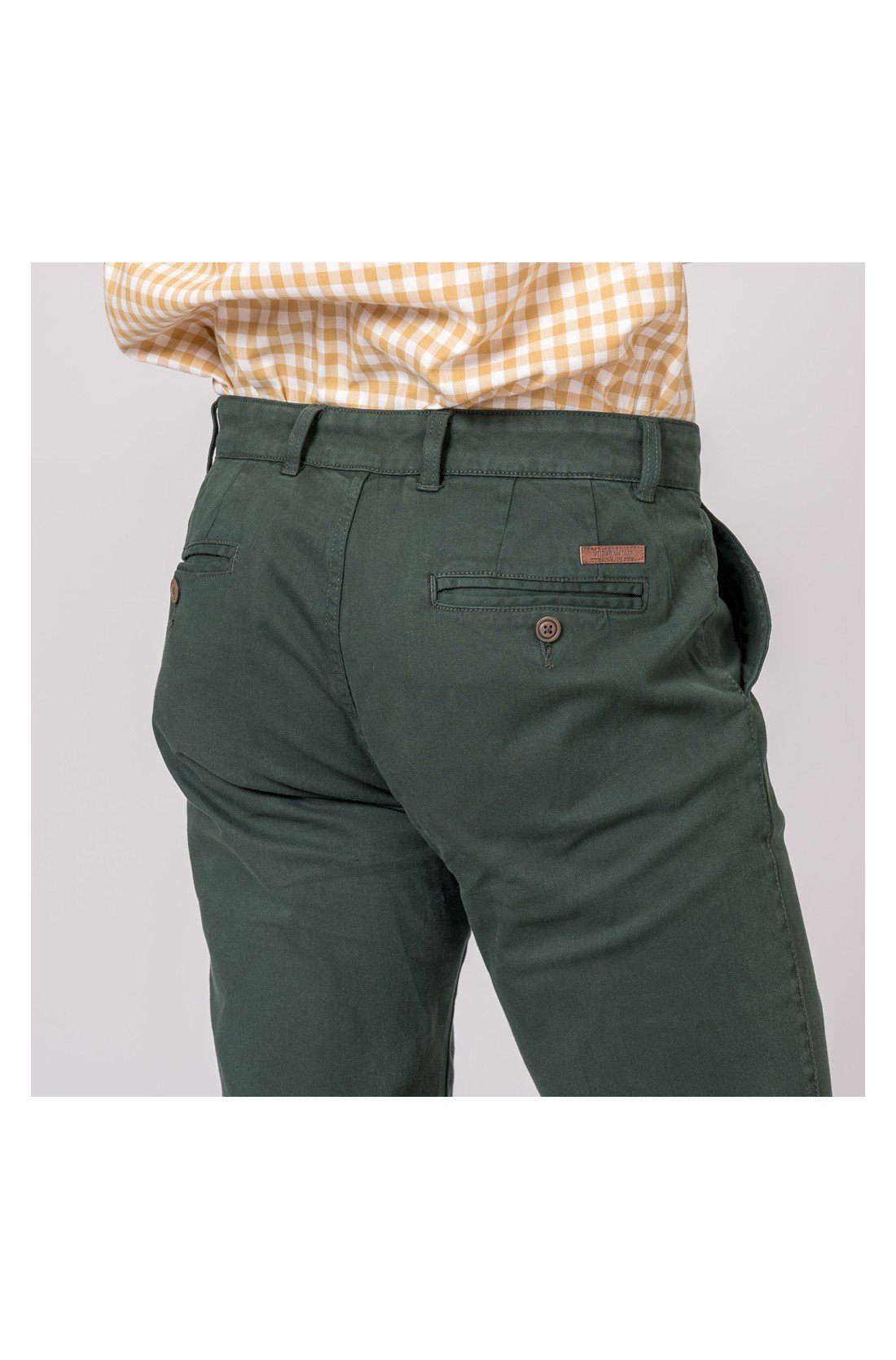 PANTALON CHINO CLASSIC VERDE BOSQUE - Imagen 3