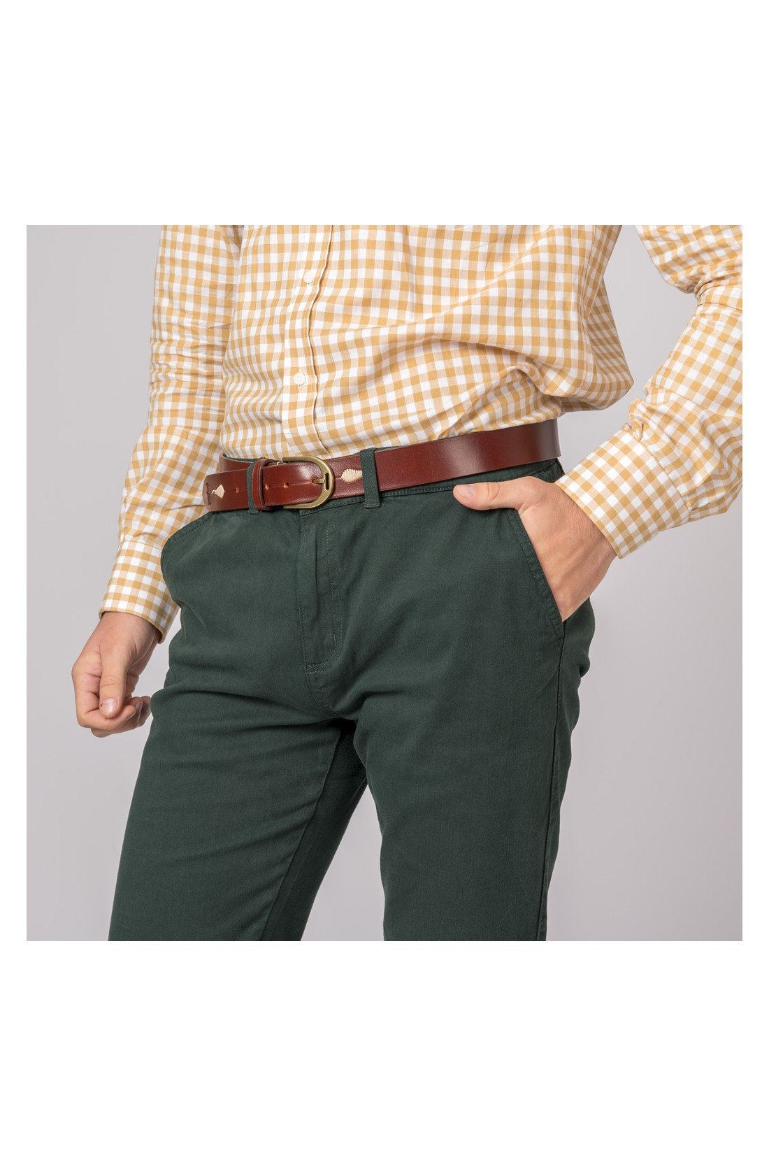PANTALON CHINO CLASSIC VERDE BOSQUE