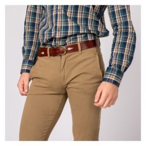 PANTALON CHINO SLIM CAMEL