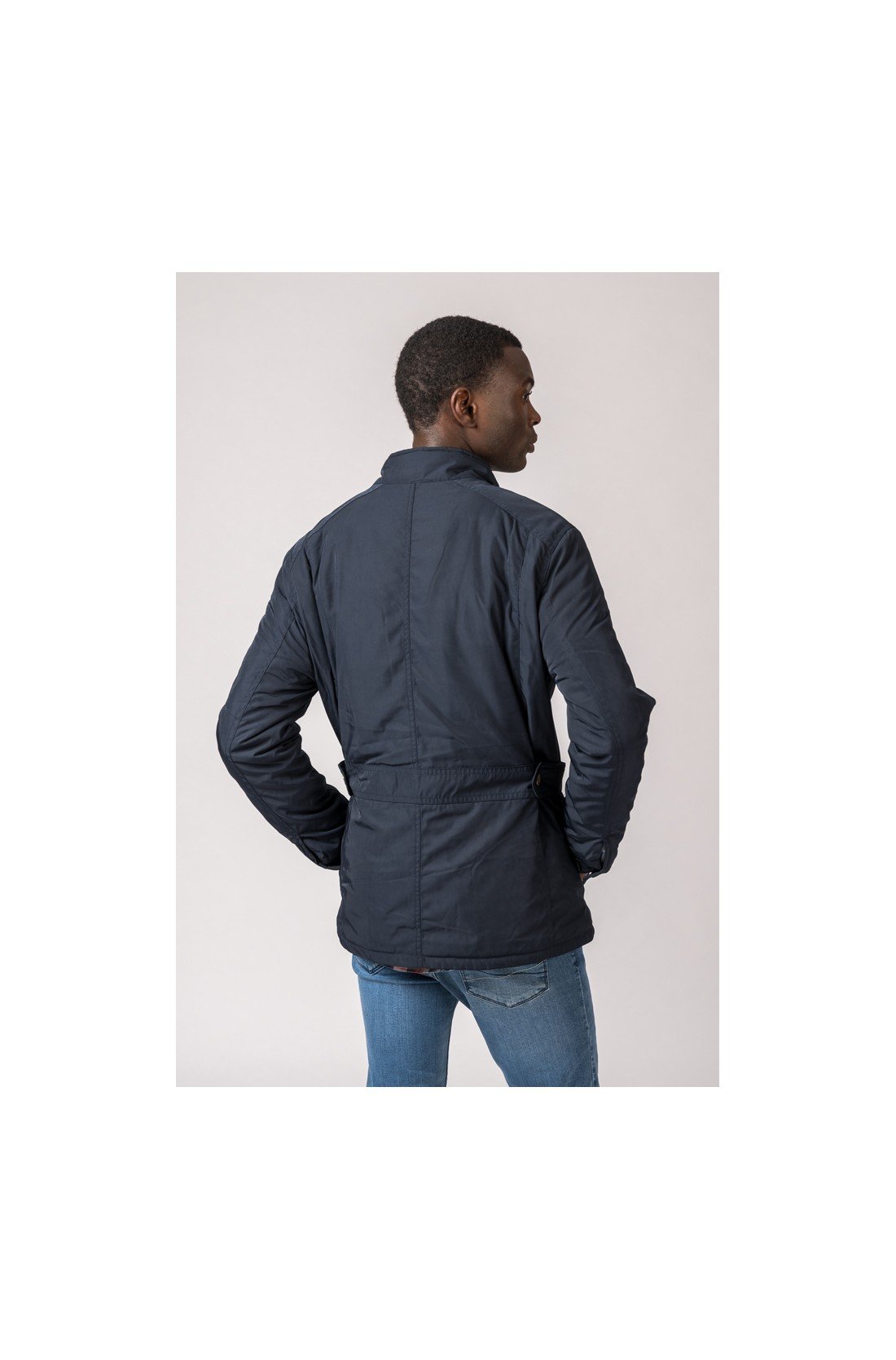 PARKA 4 BOLSILLOS WEST AZUL MARINO - Imagen 5