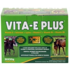 VITA E PLUS 30x50 Gr – Suplemento Antioxidante con Vitaminas y Selenio para Caballos