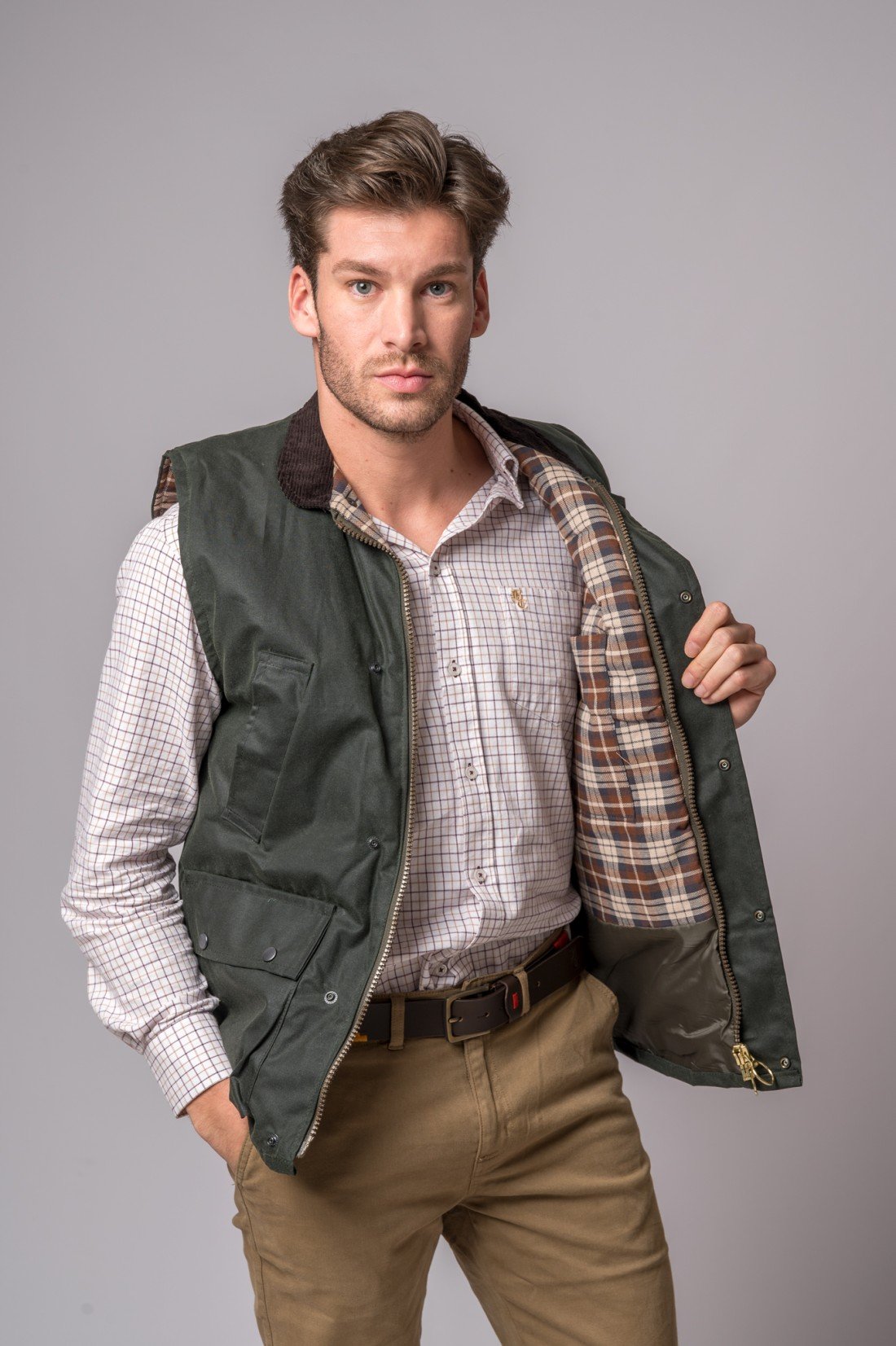 WAX GILET VERDE - Imagen 2