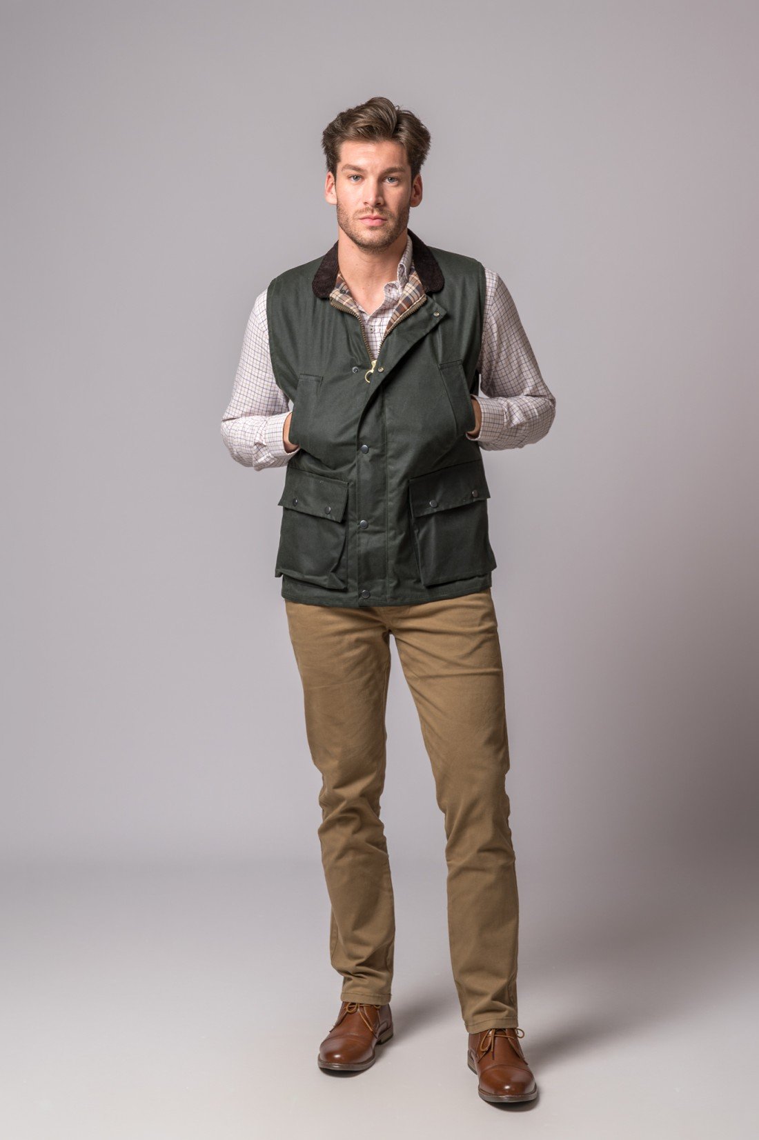 WAX GILET VERDE - Imagen 5