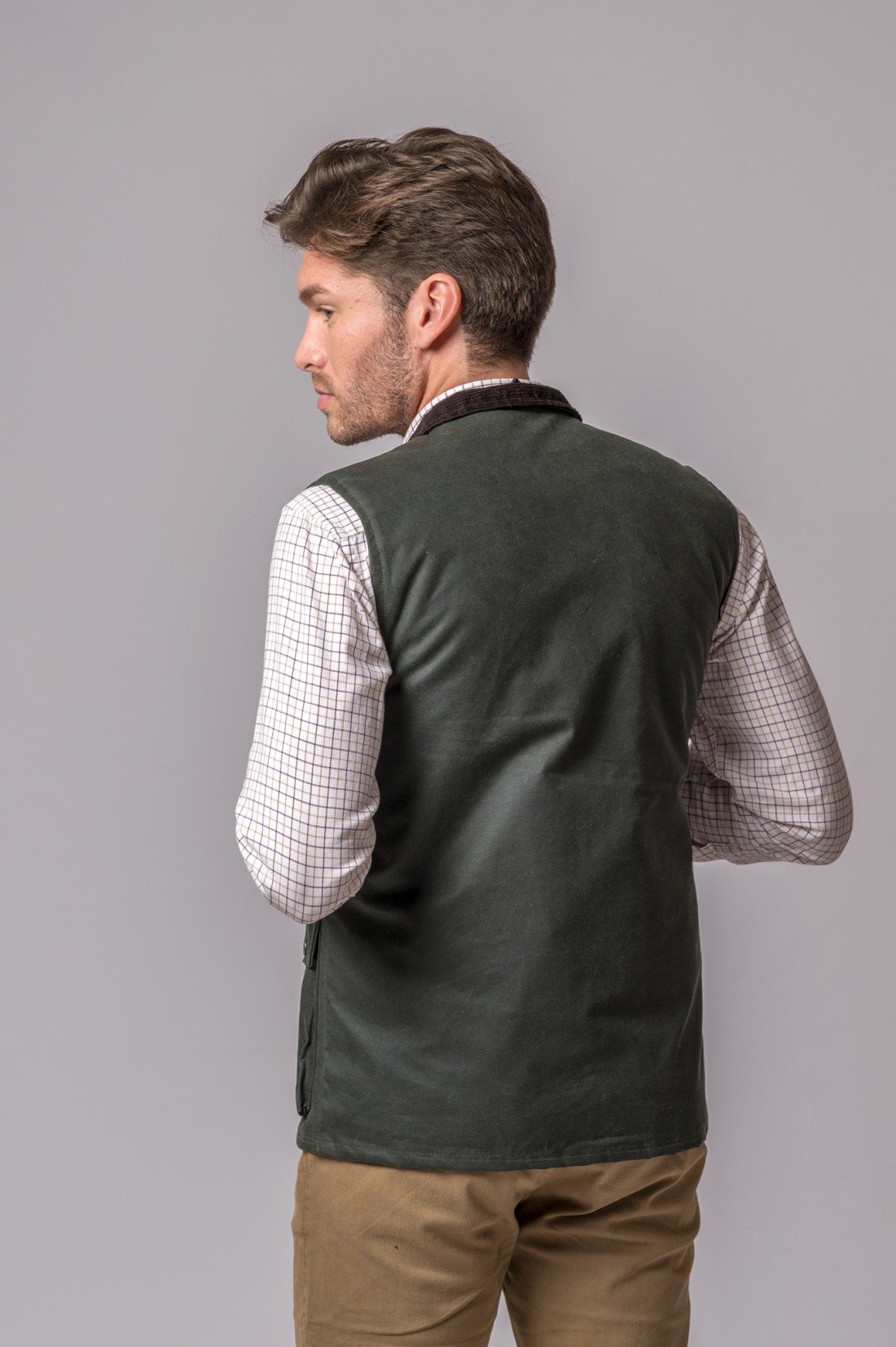 WAX GILET VERDE - Imagen 6